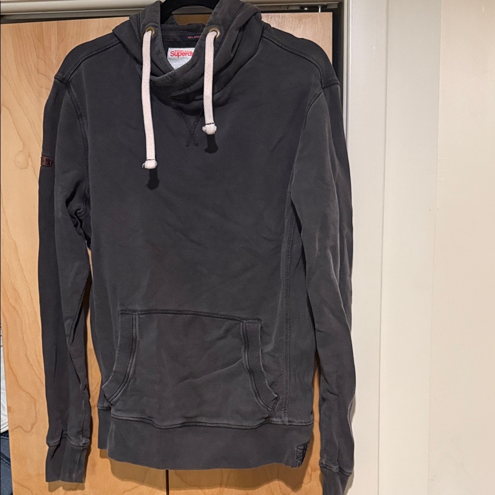 Superdry Men's Charcoal Hoodie Sweater